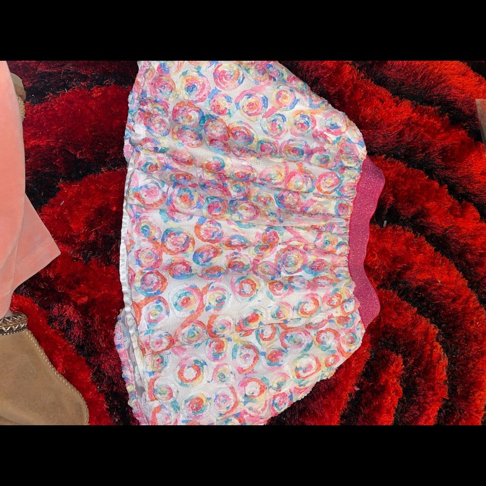 Girls Flower Skirt